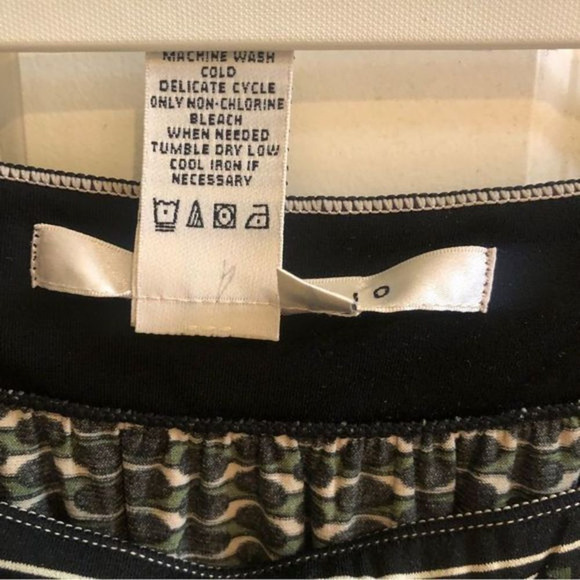 Max Studio Flutter Cap Sleeve Geometric Design Midi Dress Size Medium - Picture 6 of 7